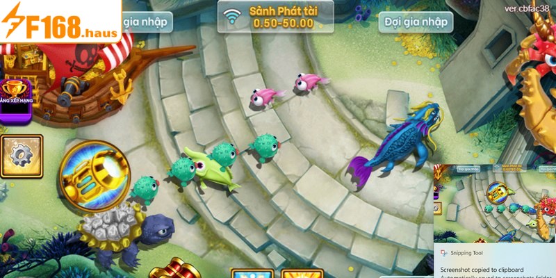 Các tựa game bắn cá đổi thưởng phổ biến tại F168