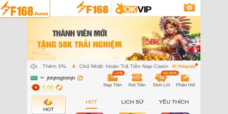 Những ưu điểm nổi bật khi đăng nhập F168