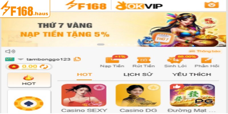 Áp dụng một số cách hiệu quả để tìm đường dẫn vào F168 chính thức, an toàn