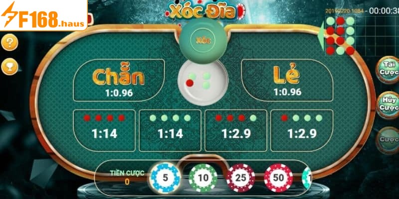 Cách chơi Xóc Đĩa Online F168 cho người mới